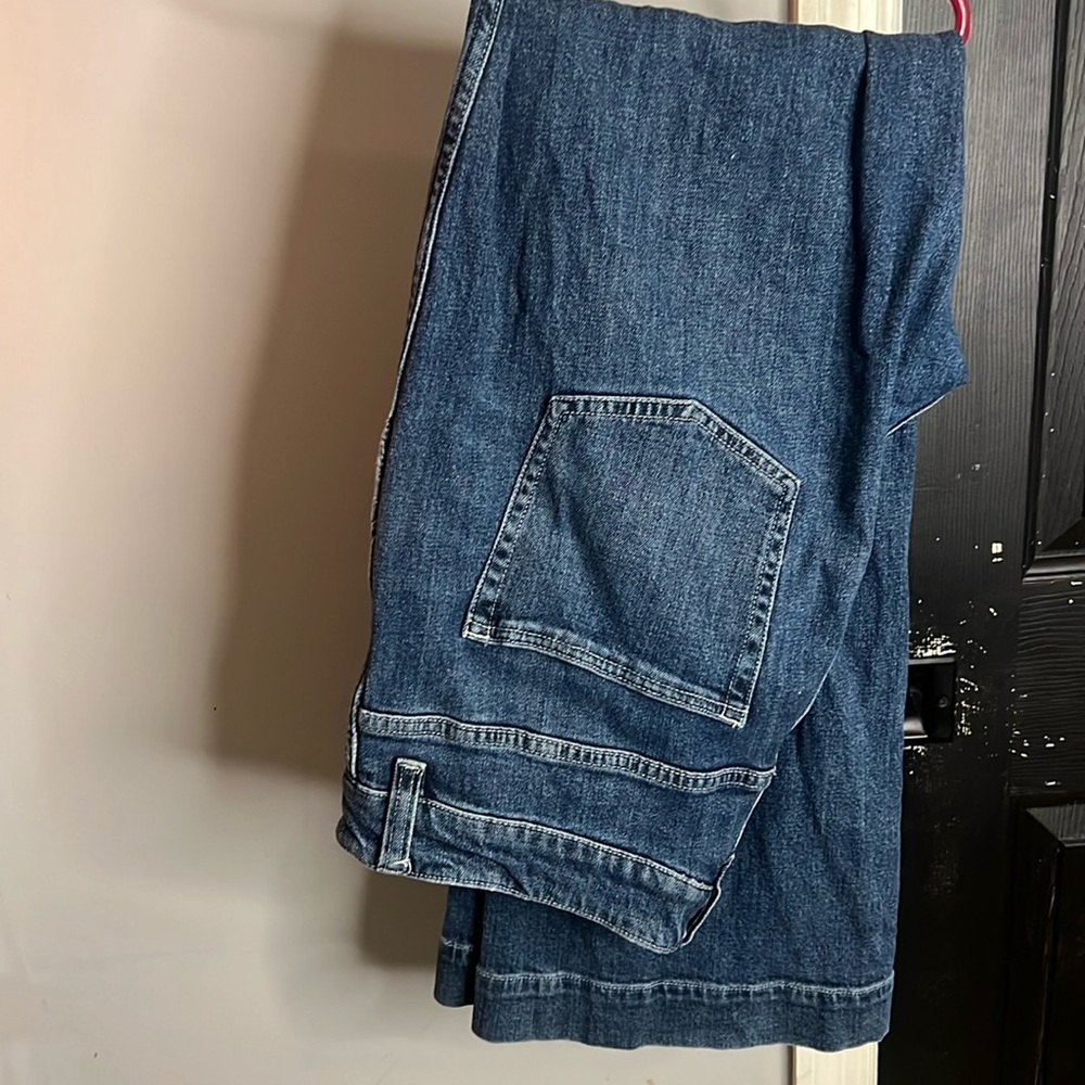 J. Crew wide leg jeans mom style size 31